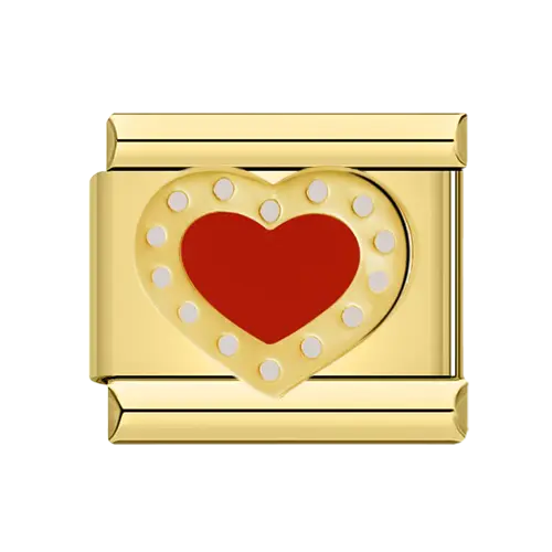 Gold Outline Heart