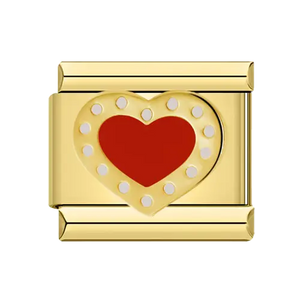 Gold Outline Heart