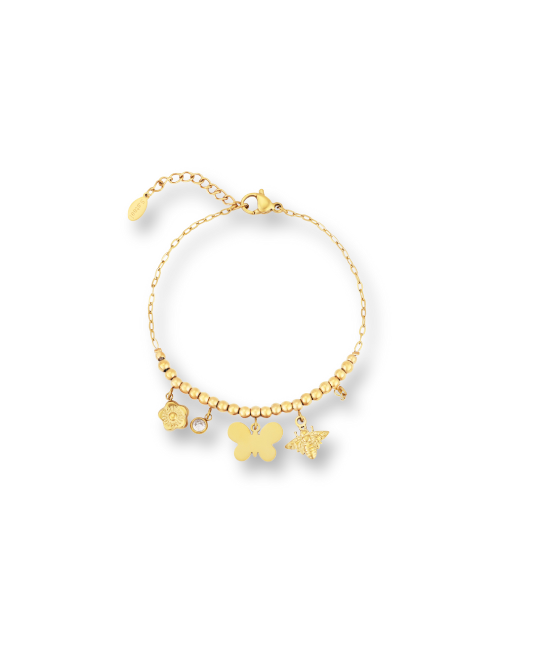 14K Gold Plated Butterfly Bracelet