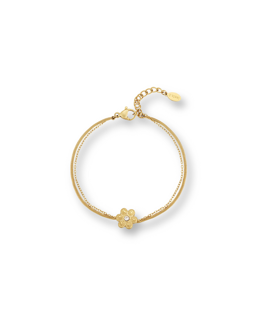 Double Flower Bracelet