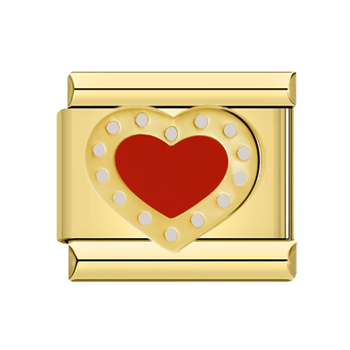 Gold Outline Heart