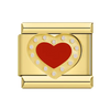 Gold Outline Heart
